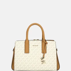 Handtassen^Michael Kors Laila handtas S vanilla/acorn