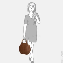 Crossbody Tassen^Micmacbags Cote Azur handtas camel