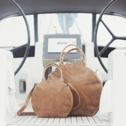 Handtassen^Micmacbags Côte d' Azur handtas camel