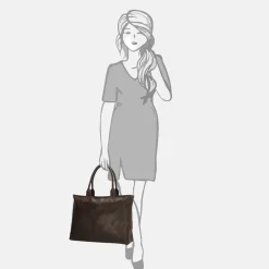 Shoppers^Micmacbags Discover shopper dark brown