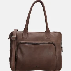 Heren Laptoptassen | Dames Laptoptassen^Micmacbags Everyday laptoptas 15 inch donkerbruin