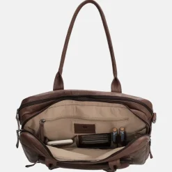 Heren Laptoptassen | Dames Laptoptassen^Micmacbags Everyday laptoptas 15 inch donkerbruin