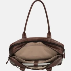Heren Laptoptassen | Dames Laptoptassen^Micmacbags Everyday laptoptas 15 inch donkerbruin