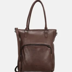 Schoolhandtassen | Dames Laptoptassen^Micmacbags Everyday shopper donkerbruin
