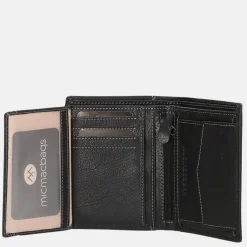 Heren Portemonnees | Gepersonaliseerde Portemonnees^Micmacbags Wallstreet billfold black