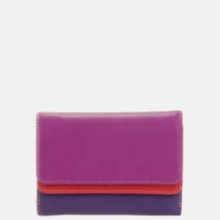 Dames Portemonnees^Mywalit Double flap portemonnee sangria multi