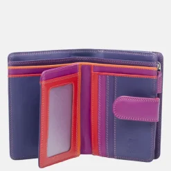 Dames Portemonnees^Mywalit snap portemonnee medium sangria multi