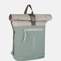 School Rugzakken | School Rugzakken^New Rebels Backham laptoprugzak 15 inch L salie groen