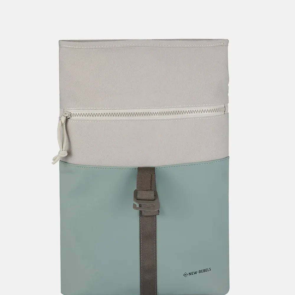 Vrijetijd Rugzakken | School Rugzakken^New Rebels Backham rugzak 13 inch S salie groen