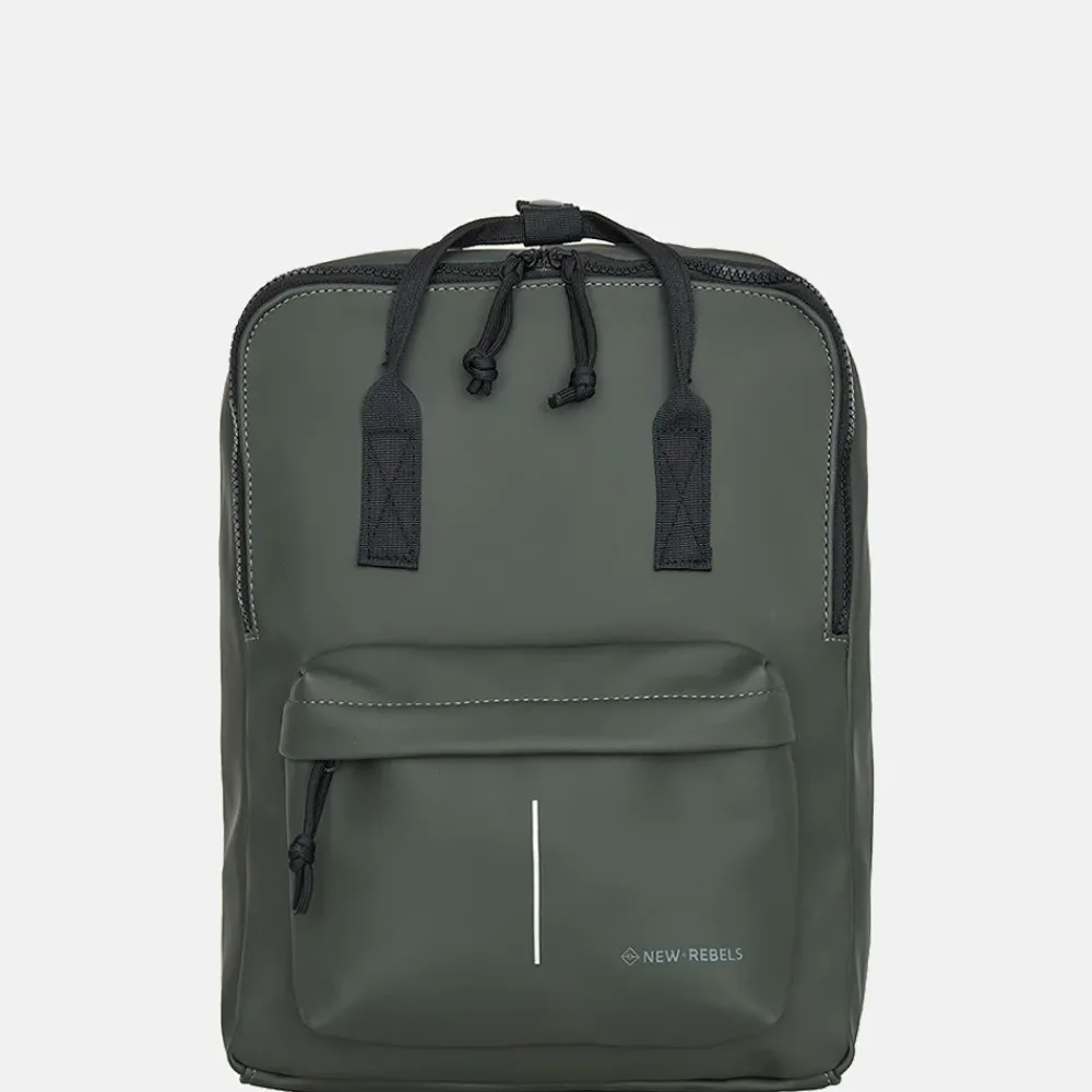Vrijetijd Rugzakken | School Rugzakken^New Rebels Mart rugzak 13 inch night darkgreen