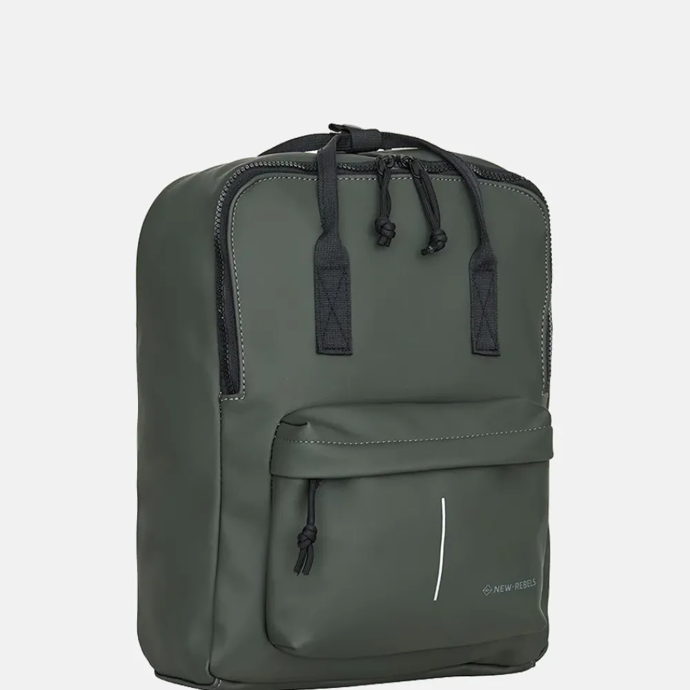 Vrijetijd Rugzakken | School Rugzakken^New Rebels Mart rugzak 13 inch night darkgreen