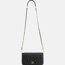 Schoudertassen^Nikkie Abby schoudertas black