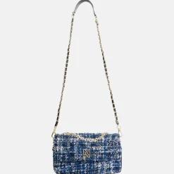 Schoudertassen^Nikkie Boucle Berkely schoudertas cornflower