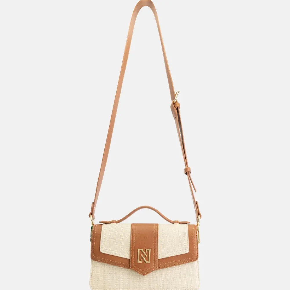 Schoudertassen^Nikkie Daxton schoudertas cream