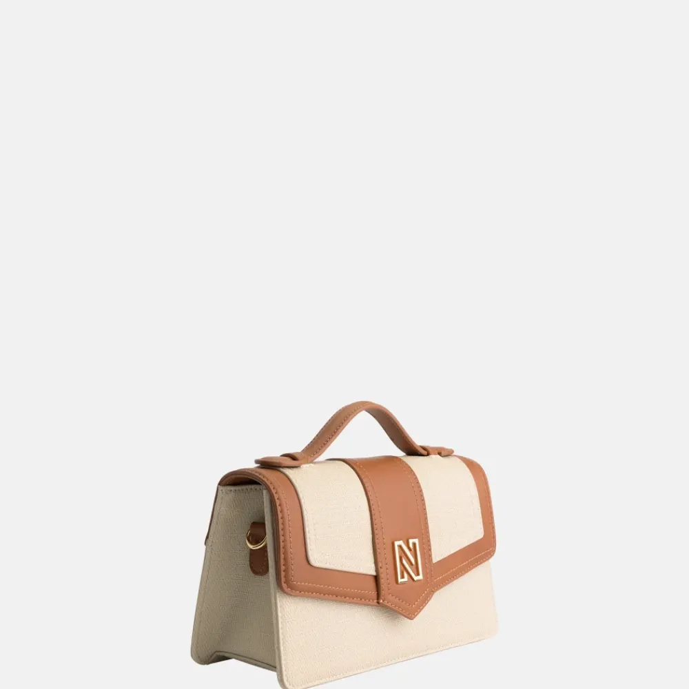 Schoudertassen^Nikkie Daxton schoudertas cream