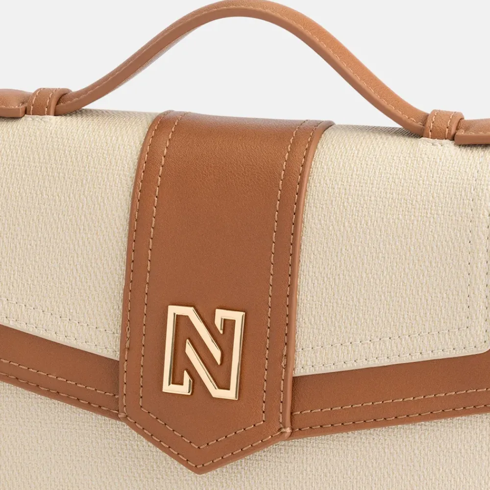 Schoudertassen^Nikkie Daxton schoudertas cream