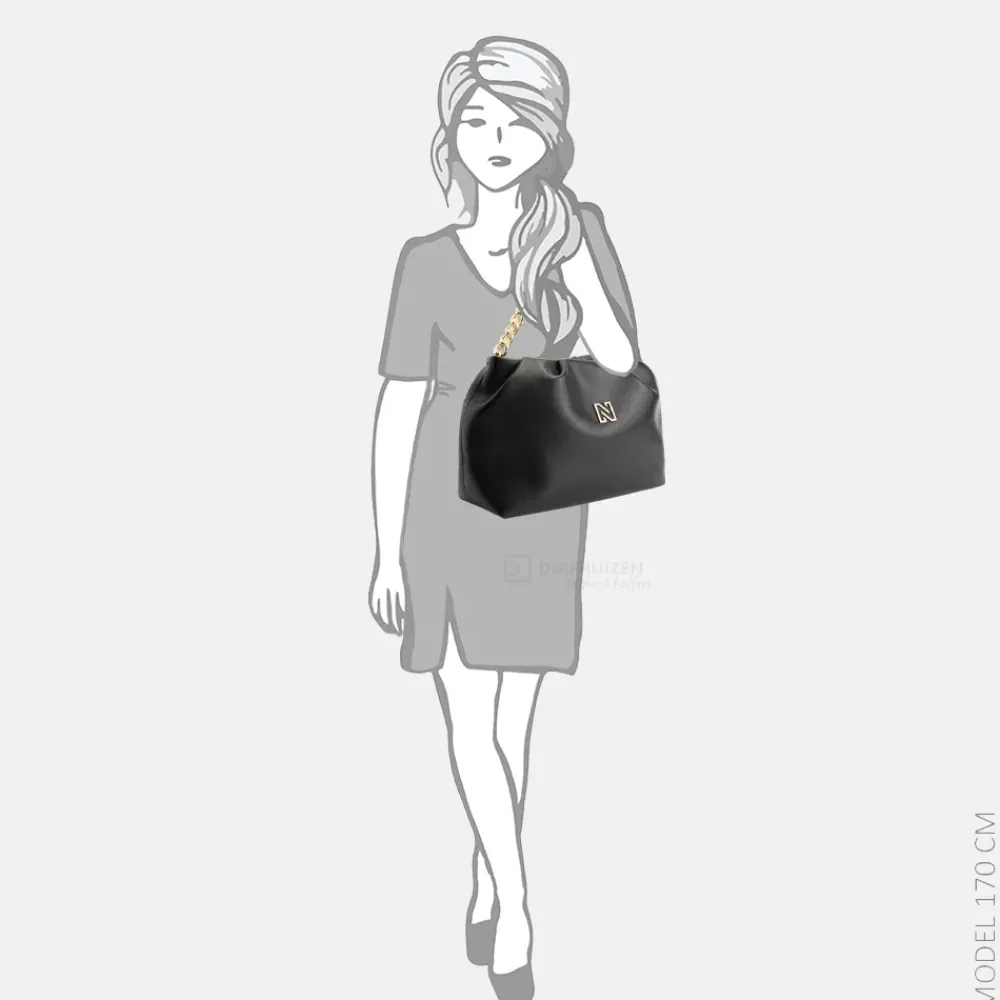 Schoudertassen^Nikkie Iseray schoudertas black