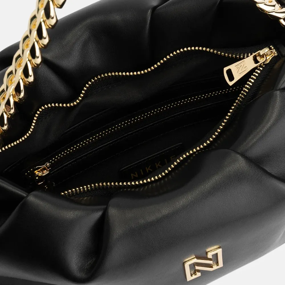 Schoudertassen^Nikkie Iseray schoudertas black