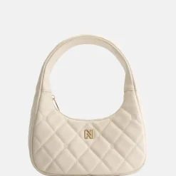 Schoudertassen^Nikkie Isla Diamond schoudertas cream