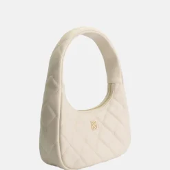 Schoudertassen^Nikkie Isla Diamond schoudertas cream