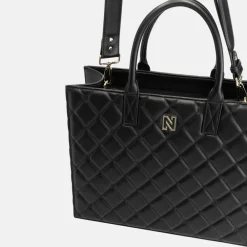 Shoppers^Nikkie Mayda diamand shopper black