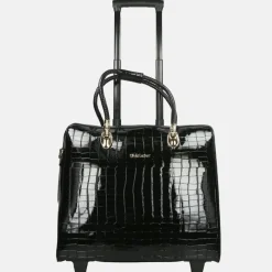 Business Trolleys | Business Trolleys^Olivia Lauren business trolley croco noir