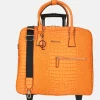 Business Trolleys | Business Trolleys^Olivia Lauren Phoebe business trolley croco orange