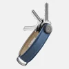 Sleuteletuis^Orbitkey 2.0 Waxed canvas navy blue