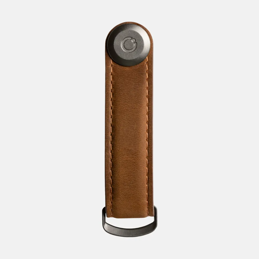 Sleuteletuis^Orbitkey 2.0 Crazy Horse sleuteletui chestnut brown/brown