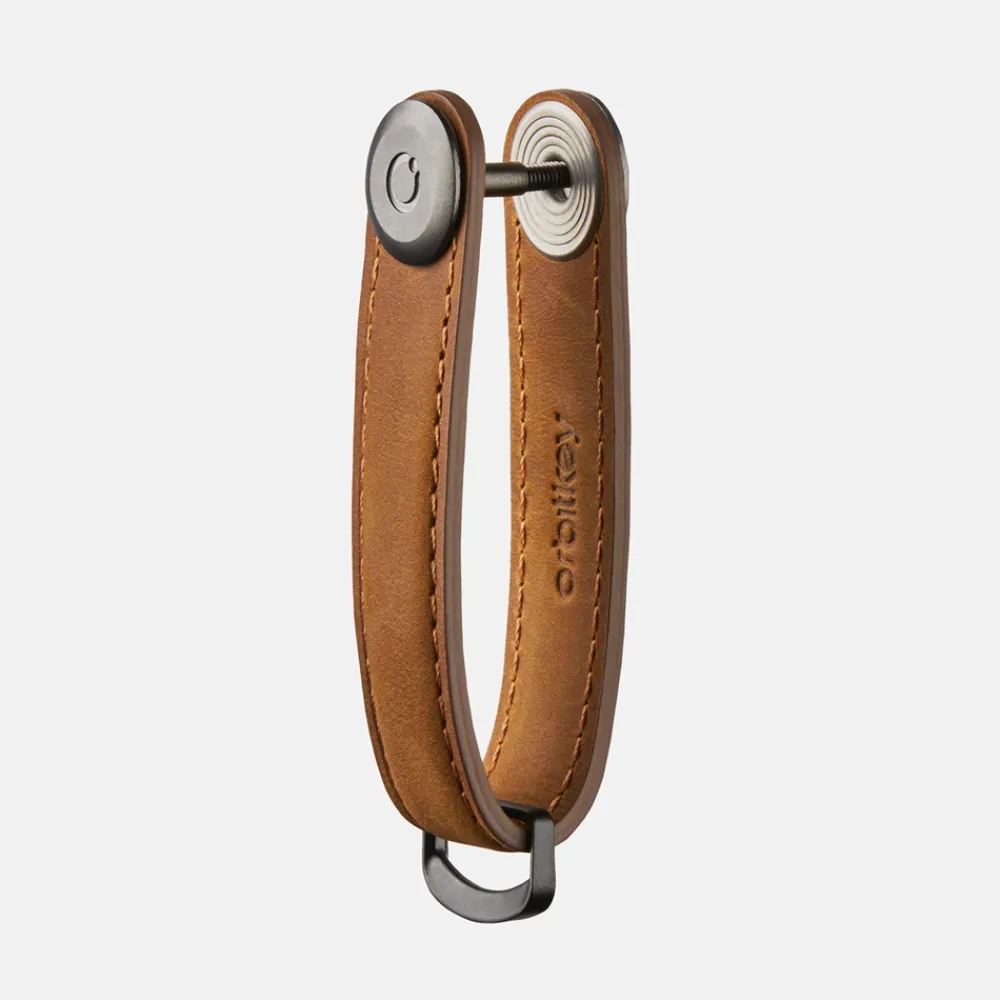Sleuteletuis^Orbitkey 2.0 Crazy Horse sleuteletui chestnut brown/brown