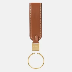 Sleutelhangers^Orbitkey Loop Keychain Leather caramel