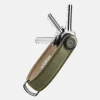 Sleuteletuis^Orbitkey 2.0 Waxed canvas sleuteletui khaki green