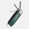 Sleutelhangers^Orbitkey Hybrid Leather sleutelhanger pine green
