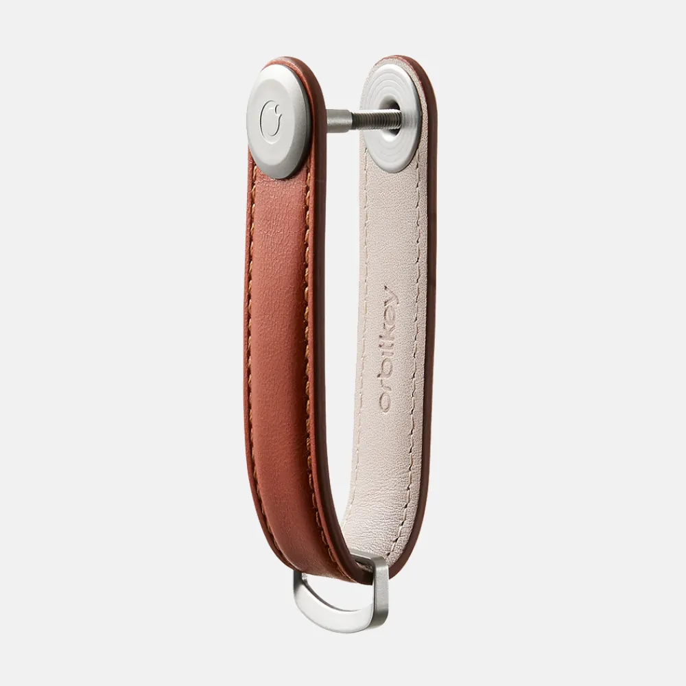 Sleuteletuis^Orbitkey Key Organizer 2.0 Leather cognac tan