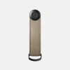 Sleuteletuis^Orbitkey Key Organizer 2.0 pebbled leather ecru