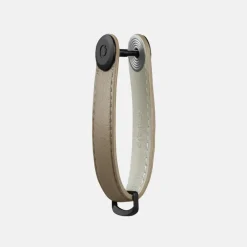 Sleuteletuis^Orbitkey Key Organizer 2.0 pebbled leather ecru