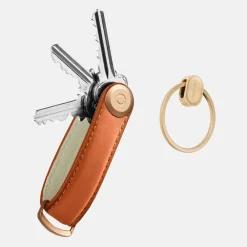 Sleuteletuis^Orbitkey sleuteletui + ring V2 giftset tan