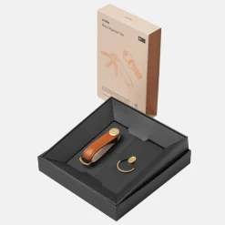Sleuteletuis^Orbitkey sleuteletui + ring V2 giftset tan