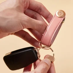 Sleuteletuis^Orbitkey sleuteletui + ring V2 giftset cotton candy