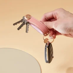 Sleuteletuis^Orbitkey sleuteletui + ring V2 giftset cotton candy