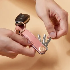 Sleuteletuis^Orbitkey sleuteletui + ring V2 giftset cotton candy