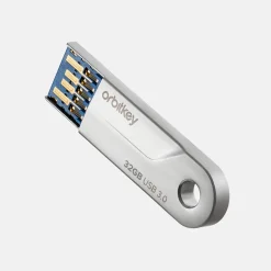 Sleuteletuis^Orbitkey USB 3.0 32GB steel