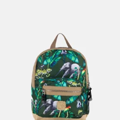 Kinderrugzakken Met Naam | Kinderrugzakken^Pick and Pack Pick & Pack Happy Jungle kinderrugzak S bamboo