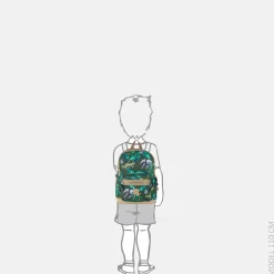 Kinderrugzakken Met Naam | Kinderrugzakken^Pick and Pack Pick & Pack Happy Jungle kinderrugzak M bamboo
