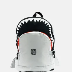 Kinderrugzakken Met Naam | Kinderrugzakken^Pick and Pack Pick & Pack Shark kinderrugzak M grey