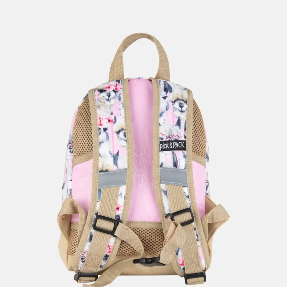 Vrijetijd Rugzakken | School Rugzakken^Pick and Pack alpaca S rugzak pink