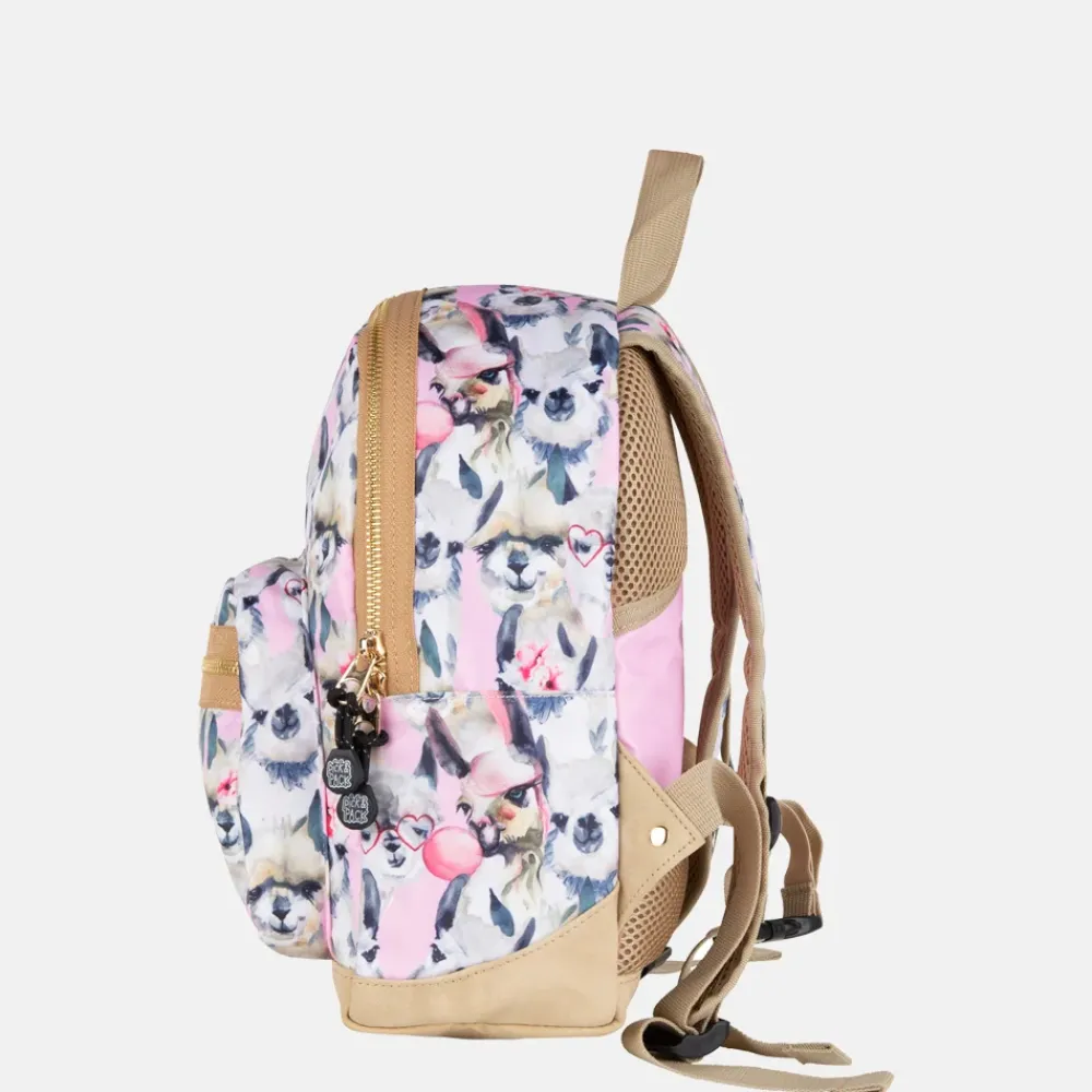 Vrijetijd Rugzakken | School Rugzakken^Pick and Pack alpaca S rugzak pink