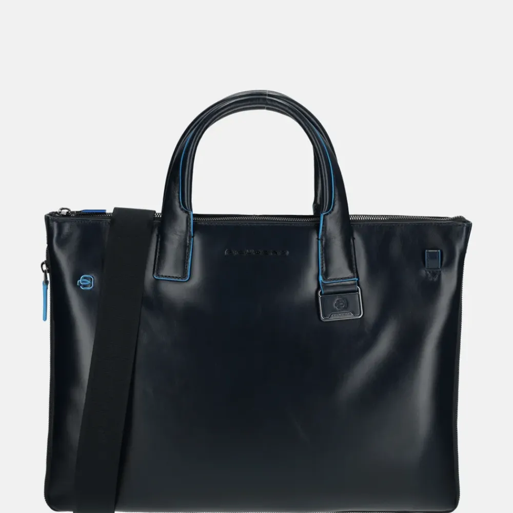 Heren Laptoptassen | Dames Laptoptassen^Piquadro expendable laptoptas 15 inch S blue