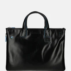Heren Laptoptassen | Dames Laptoptassen^Piquadro expendable laptoptas 15 inch S nero