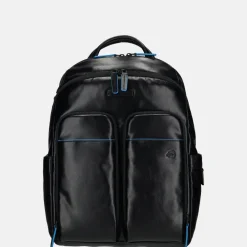 Laptop Rugzakken^Piquadro laptoprugzak 14 inch S blue